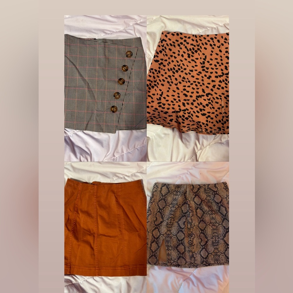 Bundle high waist mini skirt skirts